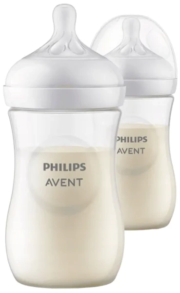 PHILIPS AVENT Natural Response - 2 responsywne butelki antykolkowe 260 ml | 1 m+