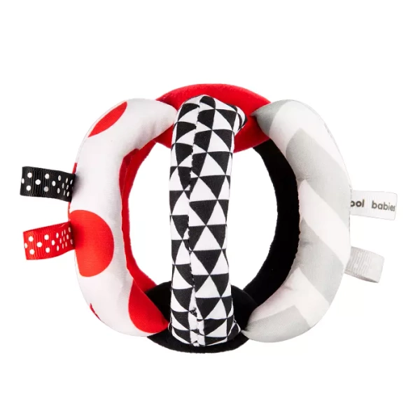 CANPOL BABIES - pluszowa piłka kontrastowa | SENSORY TOYS