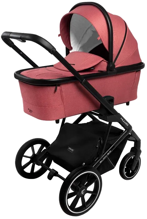 MUUVO Slick 2.0 - wózek wielofunkcyjny, zestaw 2w1 | Pure Pink (+ ADAPTERY)