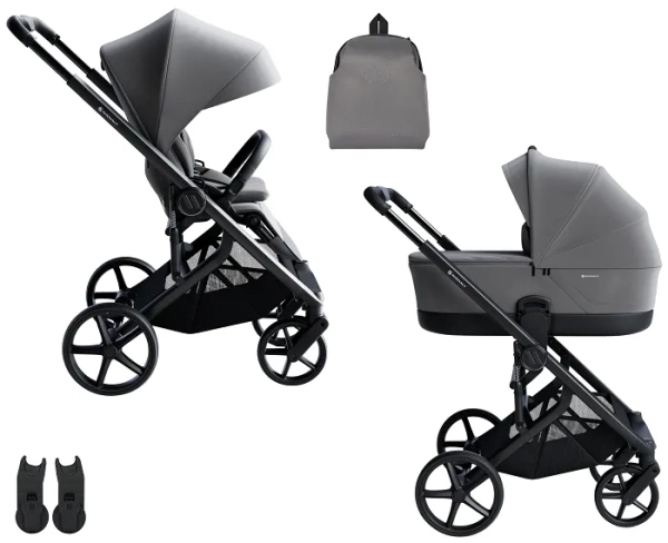 AVIONAUT Sirius - wózek wielofunkcyjny, zestaw 2w1 | Grey (+ ADAPTERY)