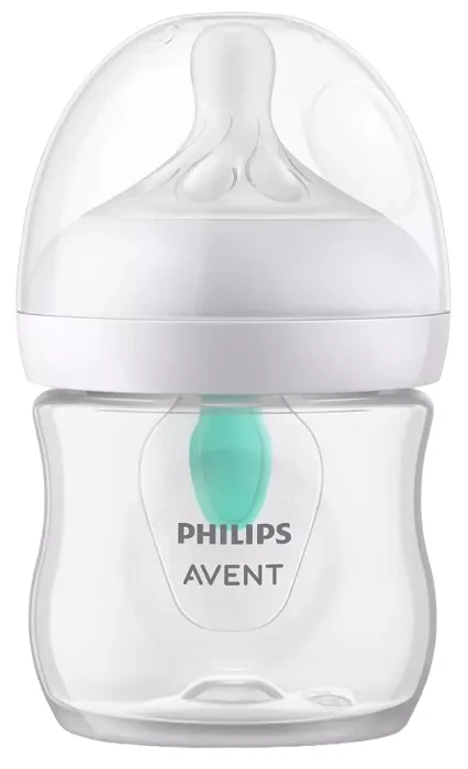 PHILIPS AVENT Natural Response - butelka z nakładką antykolkową AirFree 125 ml | 0 m+
