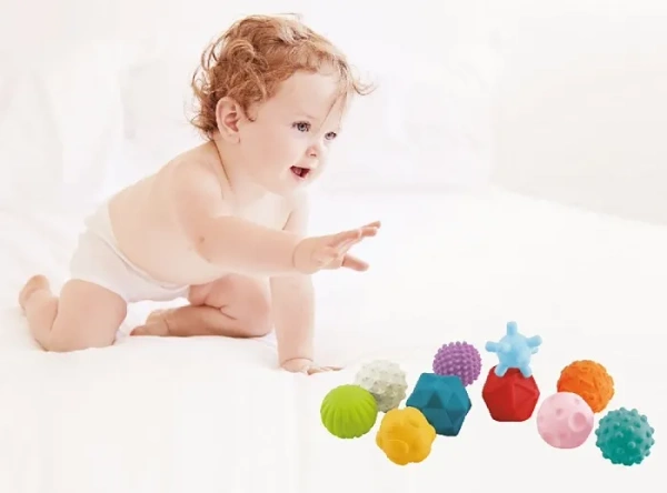 BABY MIX - zestaw zabawek sensorycznych 10 szt.