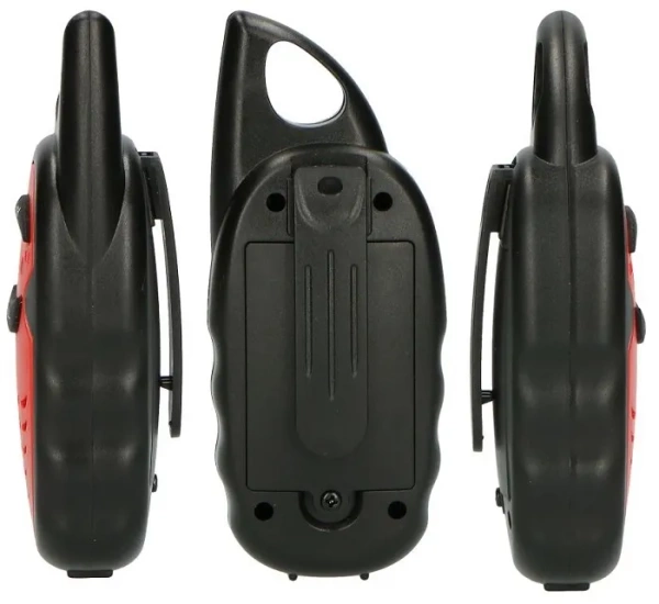 ALECTO FR-05CAMO - zestaw 2 krótkofalówek dla dzieci, zasięg do 3 km | Black/Red