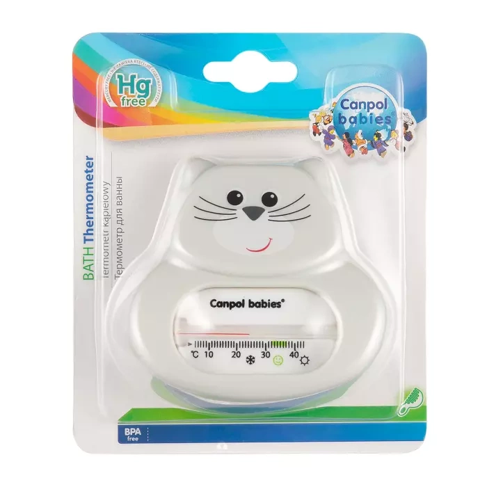 CANPOL BABIES - termometr do kąpieli dla niemowląt | PIESEK| KOTEK