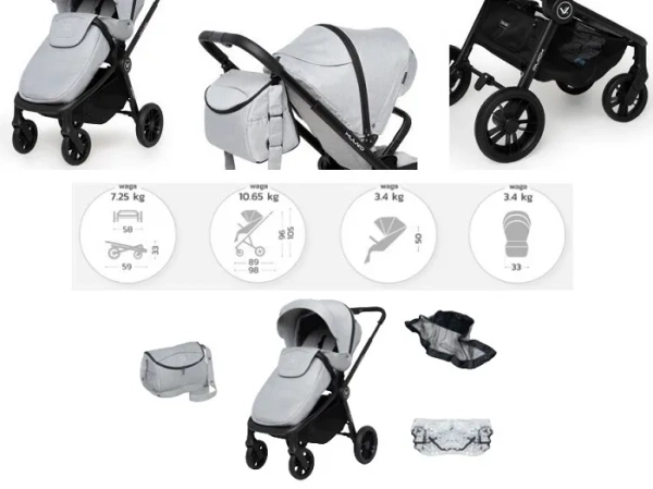 MUUVO Quick Basic - wózek spacerowy | Deep Blue Sea