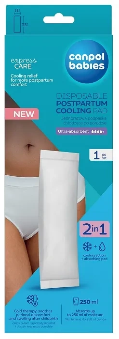 CANPOL BABIES -  jednorazowa podpaska chłodząca poporodowa | 1 szt.