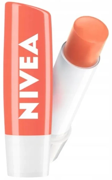 NIVEA - pielęgnująca pomadka do ust | Peach Shine