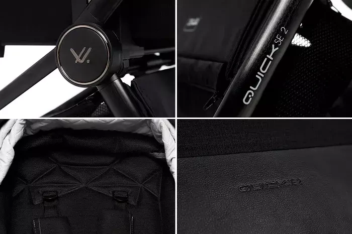 MUUVO Quick SE 2 - wózek wielofunkcyjny, zestaw 2w1 | Diamond Graphite