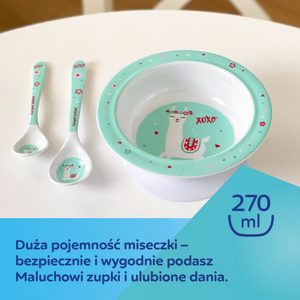 CANPOL BABIES - miska z przyssawką z melaminy 270ml EXOTIC ANIMALS | KOALA