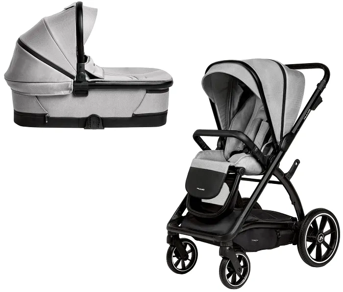 MUUVO Trick - wózek wielofunkcyjny, zestaw 2w1 | Steel Grey