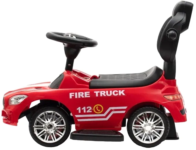 BABY MIX Straż Pożarna - jeździk z panelem dźwiękowym | Wóz strażacki