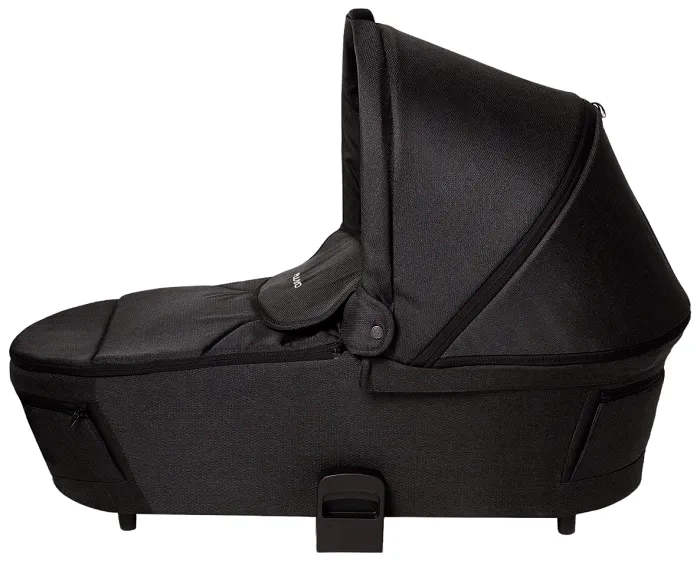 MUUVO Quick SE 2 - wózek wielofunkcyjny, zestaw 2w1 z gondolą Quick 3.0 | Chromium Black + Jet Black (+ ADAPTERY)