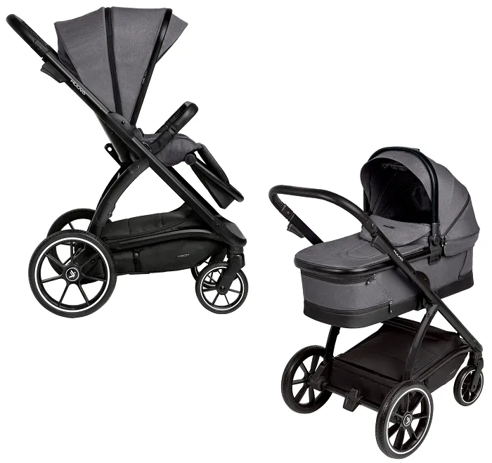 MUUVO Trick - wózek wielofunkcyjny, zestaw 2w1 | Iron Graphite