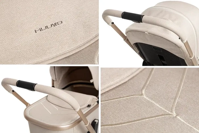 MUUVO Quick BOHO - wózek wielofunkcyjny, zestaw 2w1 | Beige (+ ADAPTERY)