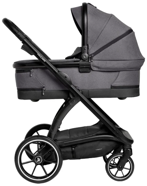 MUUVO Trick - wózek wielofunkcyjny, zestaw 2w1 | Iron Graphite