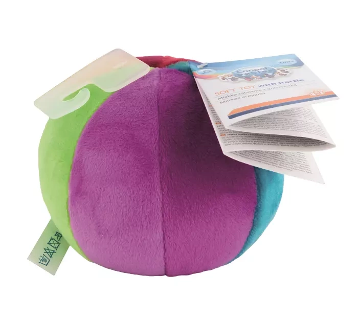 CANPOL BABIES - pluszowa piłka dźwiękowa 1 szt.