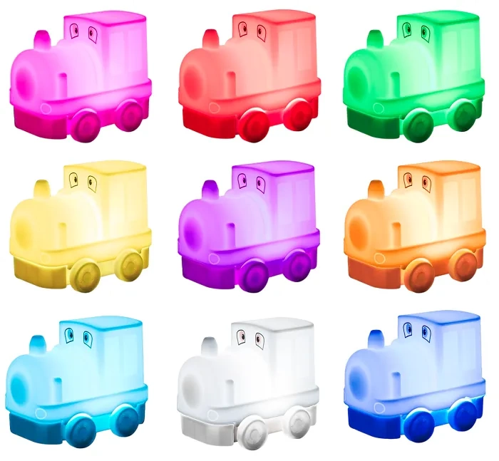 MESMED Świetlaczki - lampka silikonowa z pilotem | Lokomotywa