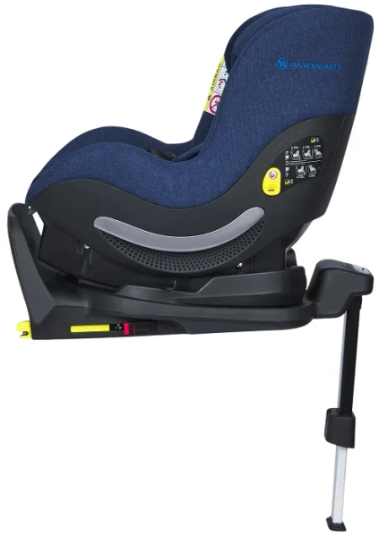 AVIONAUT Aerofix Airflow - fotelik samochodowy 0-18,5 kg + obrotowa baza IQ Orbit | Navy