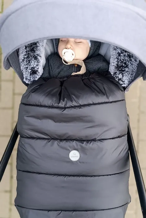 YOONCO - zimowy śpiworek do gondoli, wózka spacerowego i sanek | Pine