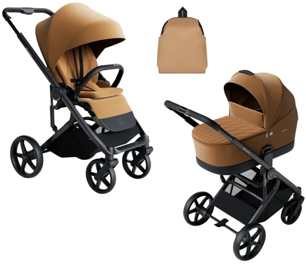 AVIONAUT Sirius - wózek wielofunkcyjny, zestaw 2w1 | Caramel (+ ADAPTERY)