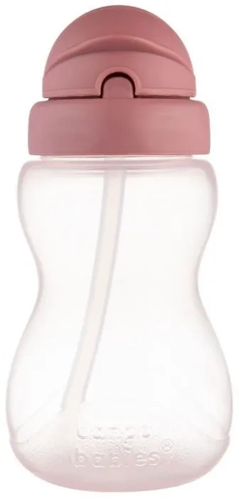 CANPOL BABIES - bidon ze składaną rurką silikonową 270 ml | Różowy