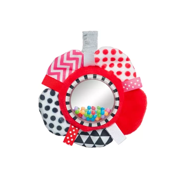 CANPOL BABIES - interaktywna spirala do łóżeczka/ wózka ZIGZAG | czerwona