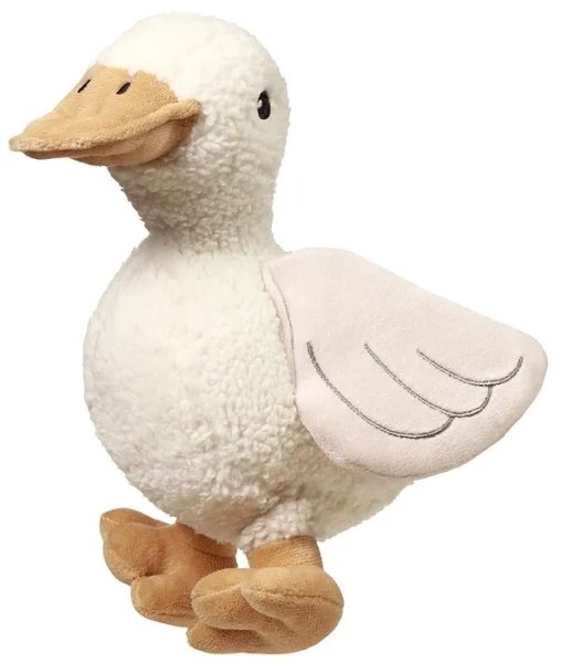 BABYONO Goose Zoe - maskotka z grzechotką