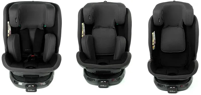 JANE CONCORD iTourer - obrotowy fotelik samochodowy 360º, 40-125 cm | Mars Gray