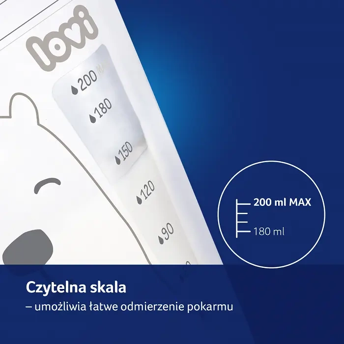 LOVI - torebki do przechowywania pokarmu | 25 szt