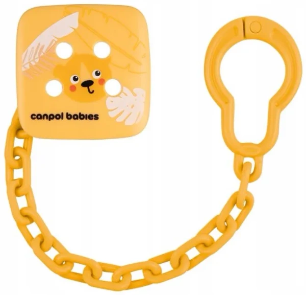 CANPOL BABIES BabiesBoo - łańcuszek do smoczka uspokajającego | Gepard