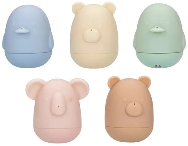 ALECTO BT5 - zestaw 5 zabawek do kąpieli z termometrem