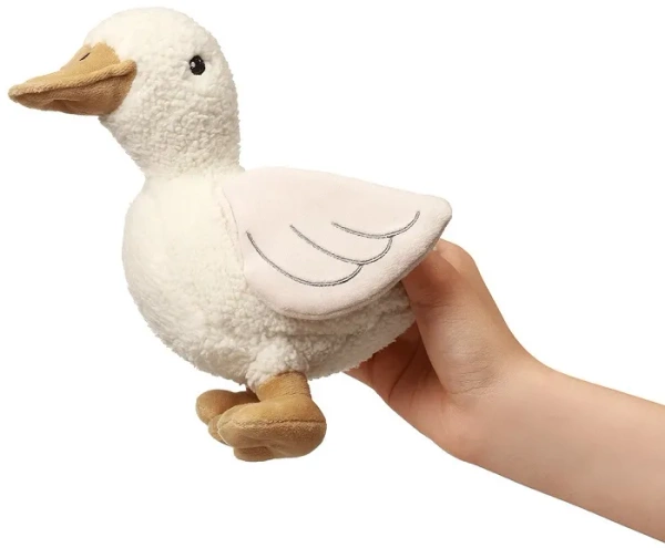 BABYONO Goose Zoe - maskotka z grzechotką