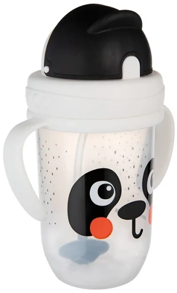 CANPOL BABIES - kubek niekapek z rurką i odważnikiem 270 ml | BabiesBoo panda