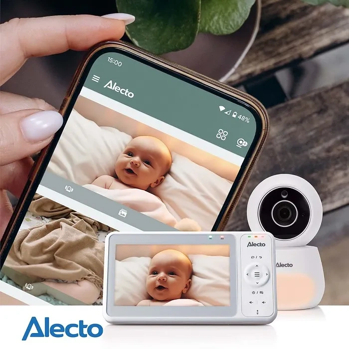 niania alecto DVM2060 aplikacja ekran