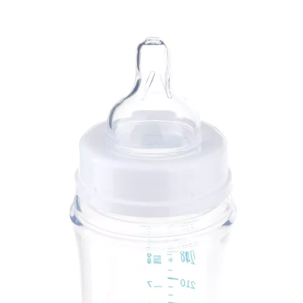 CANPOL BABIES - butelka szeroka antykolkowa 300 ml PP EasyStart | EXOTIC ANIMALS zielona