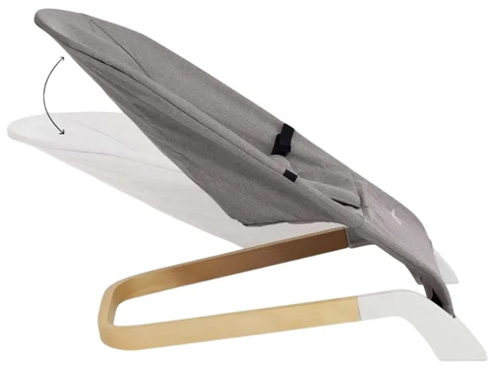 PETITE & MARS Calmy - leżaczek z funkcją kołysania | Grey