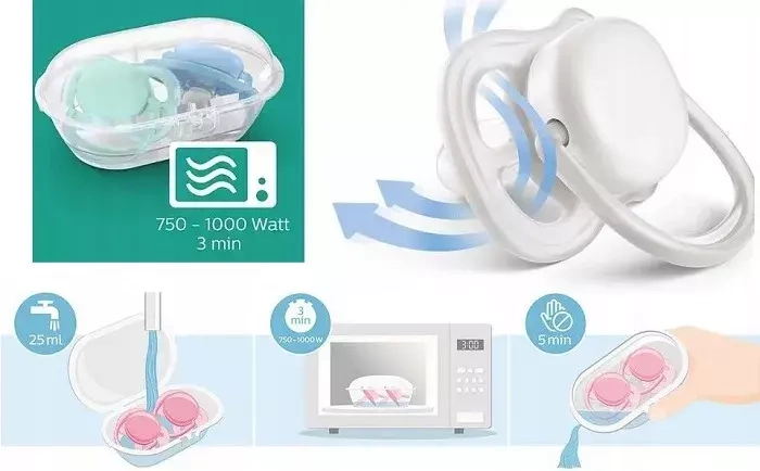 PHILIPS AVENT Ultra Air - smoczek ortodontyczny 2 szt. | 6-18 m