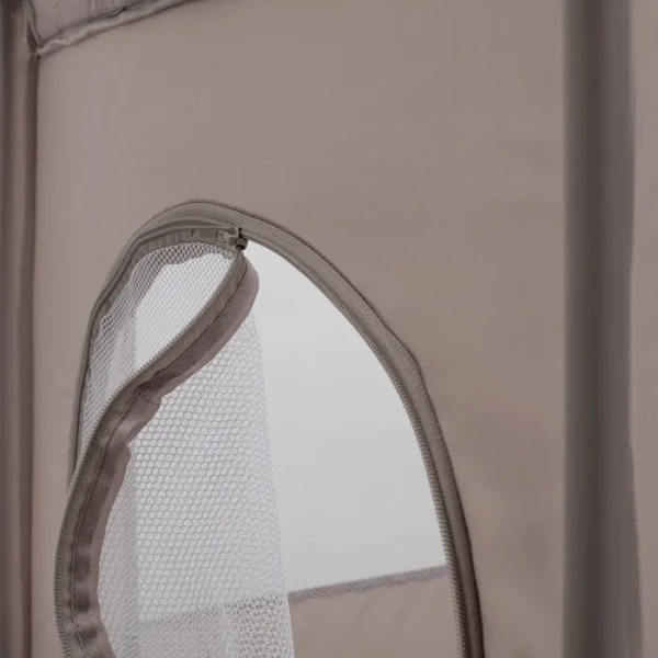 BABY MIX Simple - łóżeczko turystyczne 1-poziomowe | Beżowe