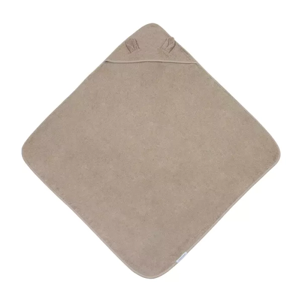 CANPOL BABIES - okrycie kąpielowe dla niemowląt 100x100cm  | brązowe