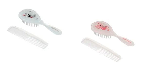 CANPOL BABIES - szczotka i grzebień dla niemowląt | CUTE ANIMALS