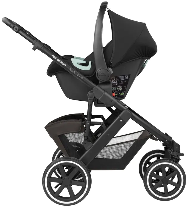 ABC DESIGN Salsa 4 Air - wózek wielofunkcyjny, zestaw 2w1 | Cloud