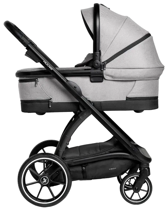 MUUVO Trick - wózek wielofunkcyjny, zestaw 2w1 | Steel Grey