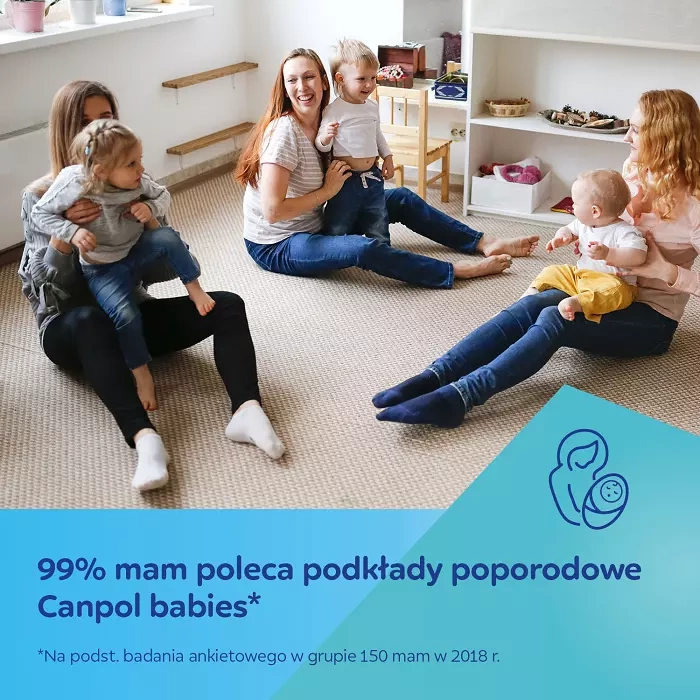 CANPOL BABIES - oddychające podkłady poporodowe na dzień | 10 szt.