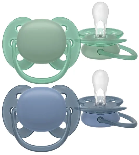 PHILIPS AVENT Ultra Soft Ultradouce - smoczek ortodontyczny 2 szt. | 6-18 m