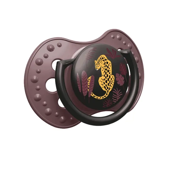 LOVI - smoczek silikonowy dynamiczny JUNGLE GIRL 2 szt. | 3-6 m