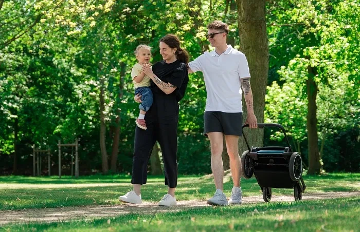 MUUVO Slick 2.0 - wózek wielofunkcyjny, zestaw 2w1 | Light Grey