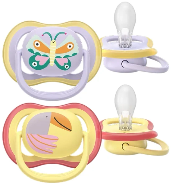 PHILIPS AVENT Ultra Air - smoczek ortodontyczny 2 szt. | 0-6 m