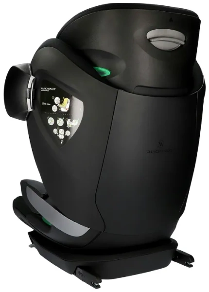 AVIONAUT MaxSpace Smart - fotelik samochodowy 15-50 kg, 100-150 cm | Black