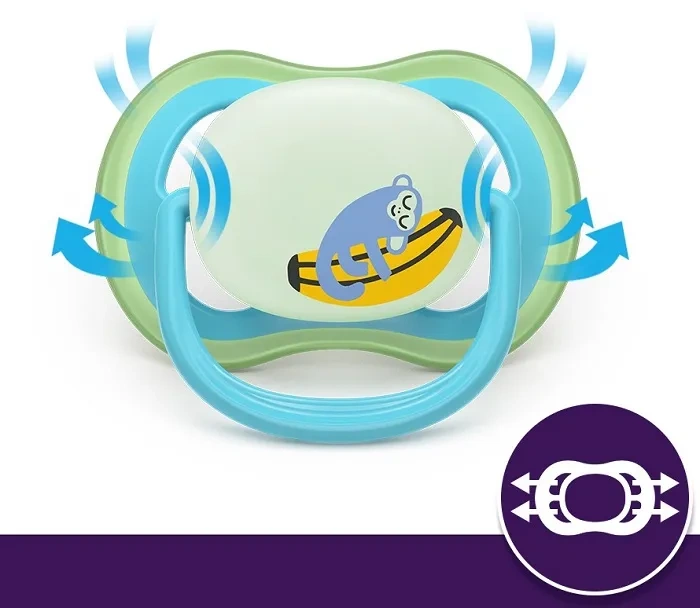 avent ultra air smoczek silikonowy symetryczny