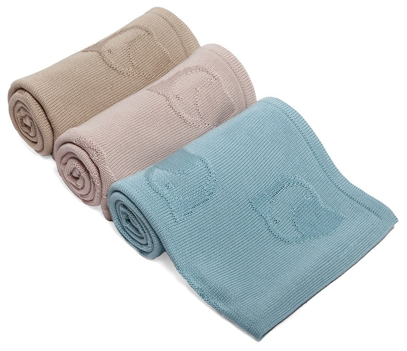 YOONCO Ptaszki - kocyk bambusowy 90x90 cm | Różowy